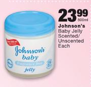 Johnson's Baby Jelly Scented/Unscented-500ml Each
