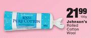 Johnson's Rolled Cotton Wool-100g