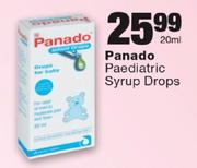 Panado Paediatric Syrup Drops- 20ml
