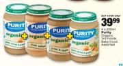  Purity Organic 3rd Foods Baby Food Assorted-4 x 200ml