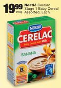  Nestle Cerelac Stage 1 Baby Cereal Assorted -250g