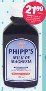 Phipp's Antacid Milk Of Magnesia Regular/Tutti Frutti- 100ml