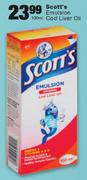 Scott's Emulsion Cod Liver Oil- 100ml