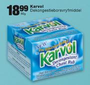 Karvol Dekongestieborsvryfmiddel- 50g