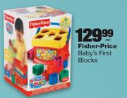 Fisher-Price Baby's First Blocks-Per Set