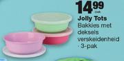 Jolly Tots Bakkies Met Deksels Verskeidenheid-3-Pak