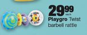 Playgro Twist Barbell Rattle Each