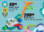 Bright Starts Push & Pop Jet Assorted Each