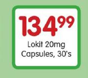 Lokit 20mg-Capsules-30's