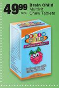 Brain Child Multivit-Chew Tablets-60's