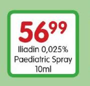 Illadin 0.025% Paediatric Spray-10ml