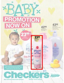 Checkers Limpopo : Baby Promotion ( 24 Mar - 06 Apr 2014 ), page 1