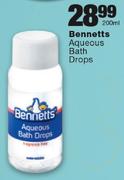 Bennetts Aqueous Bath Drops-200ml