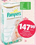 Pampers Premium Care Disposable Nappies-Per Pack