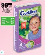 Cuddlers Disposable Nappies- Per Pack