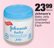  Johnson's Baby Jelly Scented/Unscented-500ml 