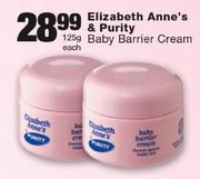  Elizabeth Anne's & Purity Baby Barrier Cream-125g Each