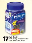 Purity Baby Juice Powder Assorted-200g 
