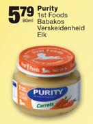 Purity Ist Foods Babakos Verskeidenheid-80ml 