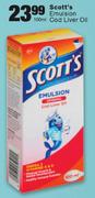   Scott's Emulsion Cod Liver Oil-100ml