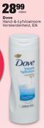 Dove Hand-&-Lyfvloeiroom Verskeidenheid-400ml Elk