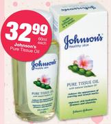 Johnson's Pure Tissue Oil-60ml Each