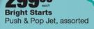 Bright Starts Push & Pop Jet Assorted