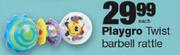 Playgro Twist Barbell Rattle