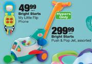 Bright Starts Push & Pop Jet Assorted