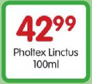 Pholtex Linctus - 100ml
