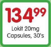 Special Lokit 20mg Capsules 30 S Www Guzzle Co Za