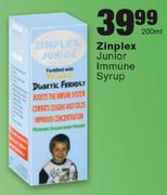 Zinplex Junior Immune Syrup- 200ml
