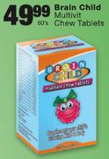 Brain  Child Multivit Chew Tablets-60's