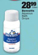 Bennetts Aqueous Bath Drops- 200ml