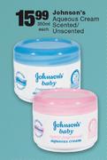 Johnson's Aqueous Cream Scented / Unscented- 350ml Each