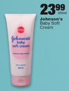  Johnson's Baby Soft Cream - 200ml