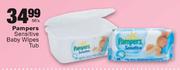 Pampers Sensitive Baby Wipes Tub-56's