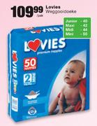 Lovies Weggooidoeke Junior-40's/Maxi-42's/Midi-44's/Mini-50's Per Pak