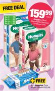 Huggies Gold Disposable Nappies For Boys/Girls No.3 72's/No.4 60's/No.4+ 54's/No.5 50's Each 