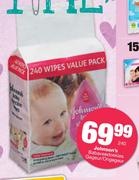 Johnson's Babaveedoekies Gegeur/Ongegeur-240's