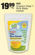 Olli Organic Step 1 Rice Baby Cereal-100g