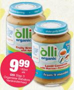 Olli Stap 3 Organiese Babakos Verskeidenheid-180ml Elk