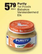Purity 1st Foods Babakos Verskeidenheid-80ml 