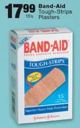Band-Aid Tough-Strips Plasters-15's