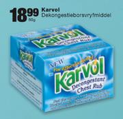 Karvol Dekongestieborsvryfmiddel-50g