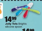 Jolly Tots Brights Silicone Spoon