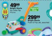  Bright Starts Push & Pop Jet-Each