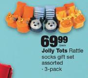 Jolly Tots Rattle Socks Gift Set-3 Pack