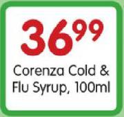 Corenza Cold & Flu Syrup-100ml