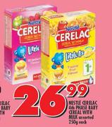 Nestle Cerelac 4th Phase Baby Cereal With Milk-250g Each